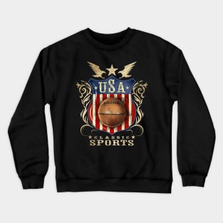 USA Classic vintage Basketball sports logo Crewneck Sweatshirt